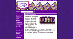 Desktop Screenshot of eversonspice.com