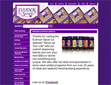 Tablet Screenshot of eversonspice.com